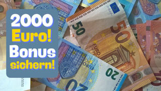 Neuer Bonus ab 15. Juli 2024 fix: Sichern Sie sich bis zu 2.000 Euro Förderung – so funktioniert es!