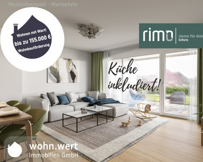 2-Zimmer-Terrassenwohnung in Götzis - Ruhelage / Top A6 - Inklusive Küche!