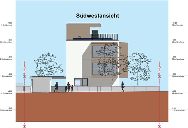 Top 7 Neubauwohnung mit Tiefgarage, Balkon und Dachterrasse