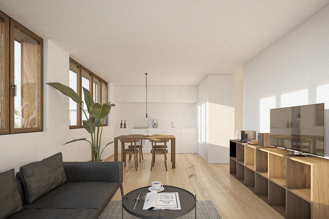 NEUBAU - 2 Zimmer Terrassenwohnung im Zentrum von Andelsbuch/Bregenzerwald