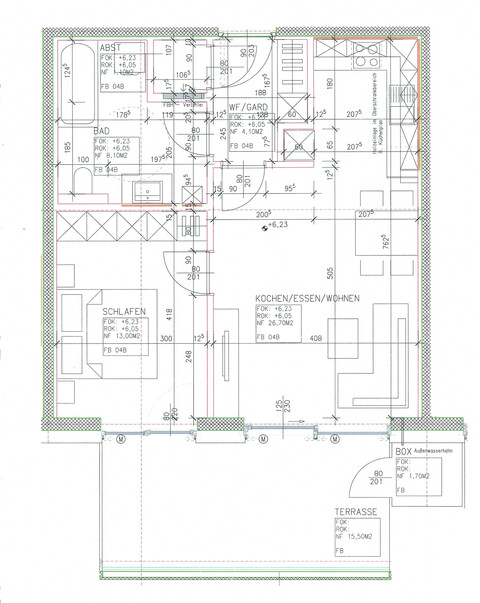 2-Zimmer-Wohnung Feldkirch/Tosters Grenznähe/Niedrig-Energie-Haus/Teilmöbliert/provisionsfrei