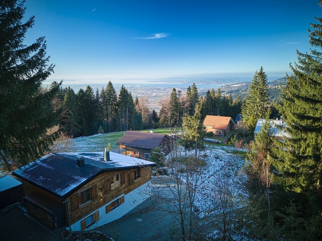 Dornbirn - am Fuße des Bödele: Einzigartiges Refugium - Waldlage mit Seeblick - Provisionsfrei!