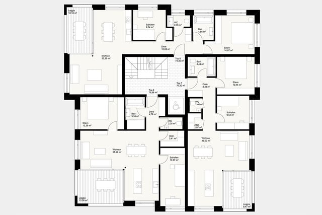 Luxuriöse 3-Zi-Terrassenwohnung - Dornbirn Zentrum