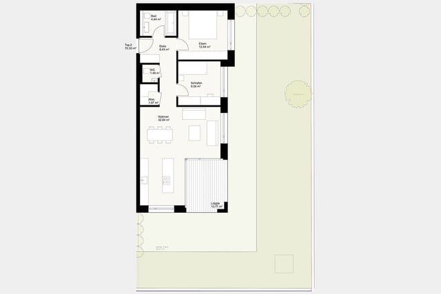 Exklusive 3-Zi-Gartenwohnung - Dornbirn Zentrum