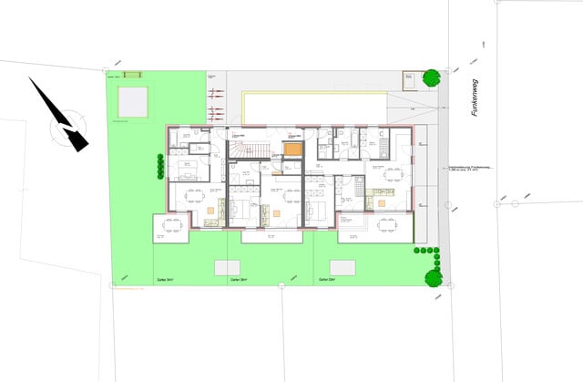 Schöne 2-Zimmer-Gartenwohnung TOP 02, Kleinwohnanlage mit nur 9 Wohneinheiten im Hatlerdorf