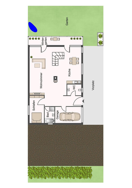 Bungalow mit traumhaftem Wintergarten in ruhiger Wohngegend