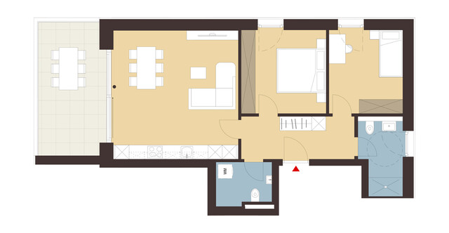 3-Zimmerwohnung mit Terrasse | A05