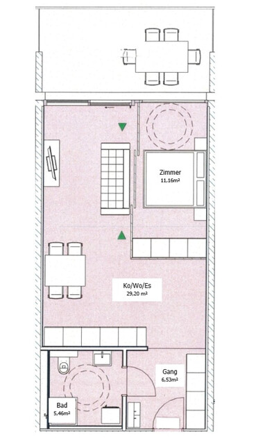 Großzügige 1-Zimmer-Terrassenwohnung in Götzis - Strom schon inklusive!