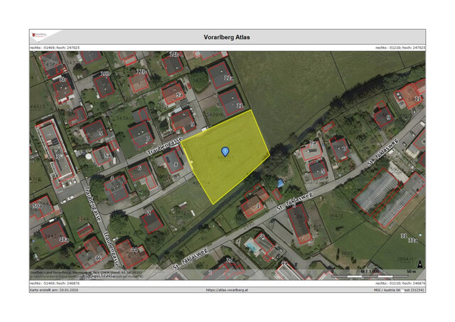 Tolles Grundstück für Ihr neues Zuhause in ruhiger Lage in Altach
