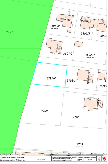 Privatverkauf: Baugrundstück in einer Sackgasse (Privatstraße), ideal für Familien, ruhige Lage