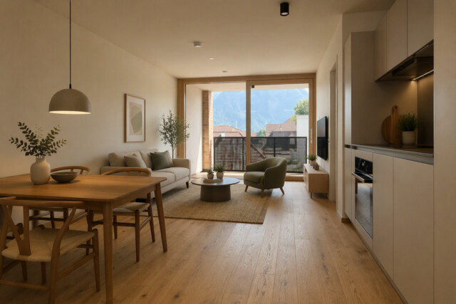 Erstbezug: helle 3-Zimmerwohnung im Zentrum von Dornbirn - mit Blick auf den Karren