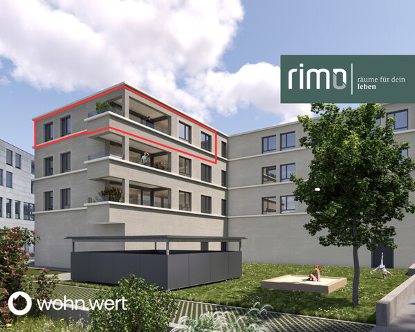 4-Zimmer-Dachgeschoßwohnung am Jahnplatz inmitten von Feldkirch - Erstbezug - zu mieten - Top A3.1