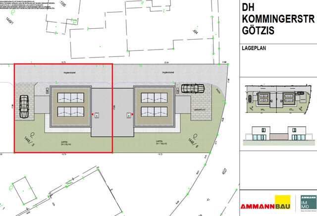 Projekt Kompakt Daheim² - modernes Doppelhaus mit Garten in top Lage von Götzis - DH2