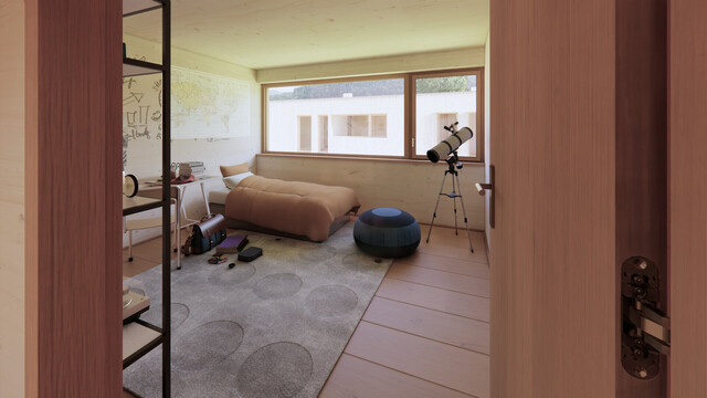 Langen bei Bregenz -  Vollholz Doppelhaus - 140 m² - Baubeginn im März 2026