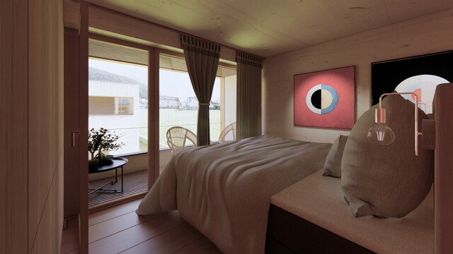 Langen bei Bregenz -  Vollholz Doppelhaus - 140 m² - Baubeginn im März 2026