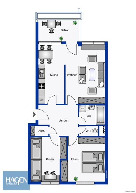 3-Zimmer-Wohnung mit Balkon, Tiefgaragenstellplatz und viel Potenzial in Lochau
