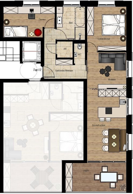 Wohnen mit Ausblick - neuwertige 3-Zimmer Wohnung! Top 12