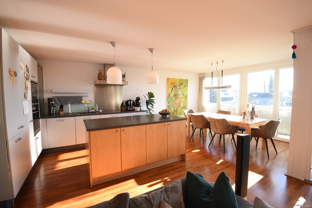 Sehr gepflegte 3 Zimmerwohnung mit toller Aussicht, im Zentrum von Lustenau!