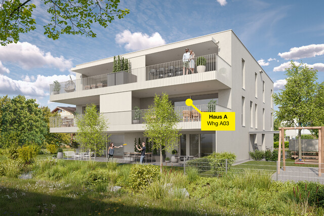 Sonnige 3-Zimmer-Terrassenwohnung | A03