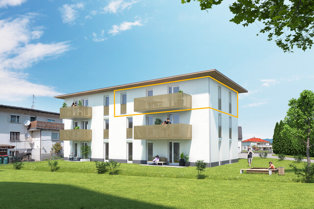 Rasch bezugsfertig: 4-Zi-Dachgeschosswohnung mit großzügigem Balkon