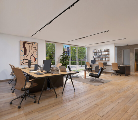 Attraktives Büro für Startups oder Dienstleister: 50 m2 im neuen Geschäfts- und Wohnhaus "Poststrasse" im Zentrum von Hard