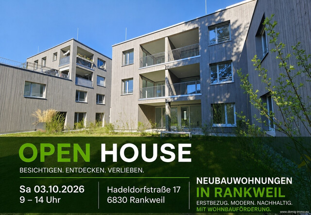 Wohnen mit Komfort in Rankweil – barrierefrei, modern und provisionsfrei | Haus A - TOP 6