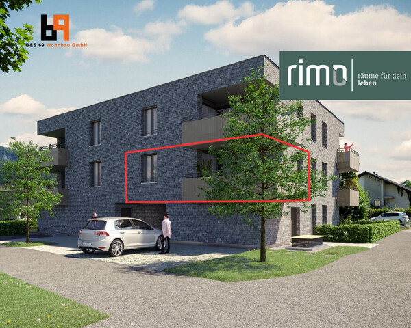 2-Zimmer-Terrassenwohnung - Altach, Löwengasse / Top 3