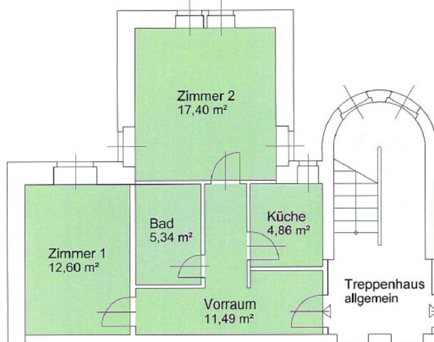 Zentrum  2,5 Zimmer Wohnung zu vermieten