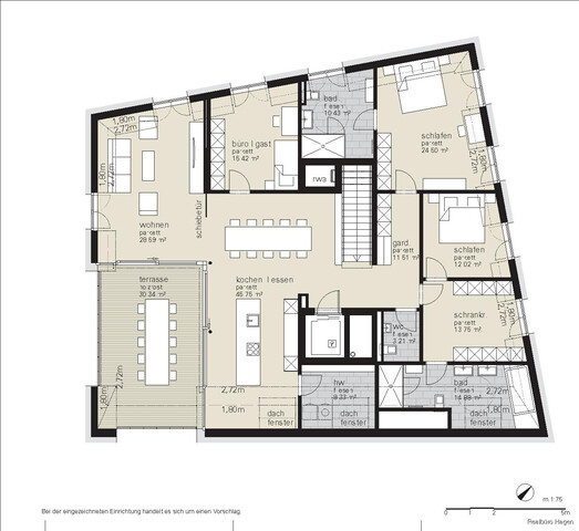 Stadthaus im Zentrum - Top A.09
Penthouse der Spitzenklasse