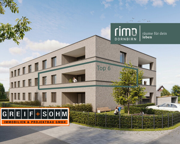Top 6 | Morgenlicht und Raum für Ideen | 3 Zimmer-Terrassenwohnung
