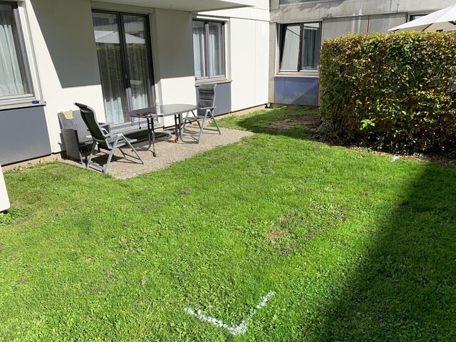 4 Zimmer Gartenwohnung in der Achsiedlung zu verkaufen (vermietet bis 30.09.2031)