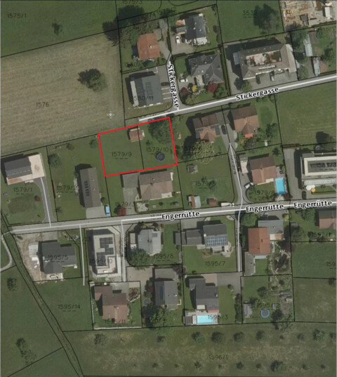 Provisionsfrei! 2 attraktive Baugrundstücke 404 und 446 m² oder gesamt 850 m² in sonniger und ruhiger Lage in Sackgasse Wolfurt