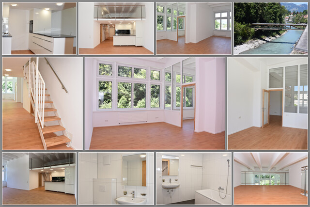 Erstbezug: Tolles Loft mit Blick zur Ill