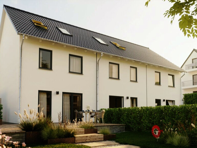 ERSTBEZUG IM MASSIV GEBAUTEN ECKREIHENHAUS - HAUS 1