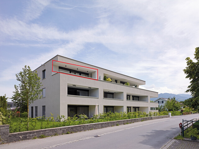 Traumhafte 3-Zimmerdachgeschosswohnung in Feldkirch-Gisingen (Top W8)