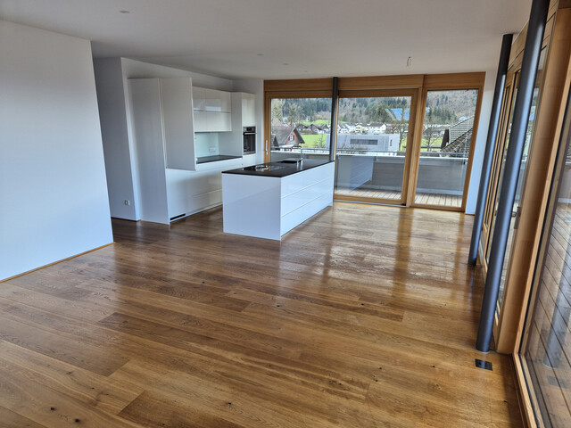 Ruhige Penthouse-Wohnung in Dornbirn Hatlerdorf mit Blick auf die Schweizer Berge