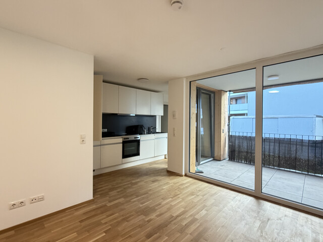 Moderne 2-Zimmer-Terrassenwohnung in Neubau mit Garagenplatz
