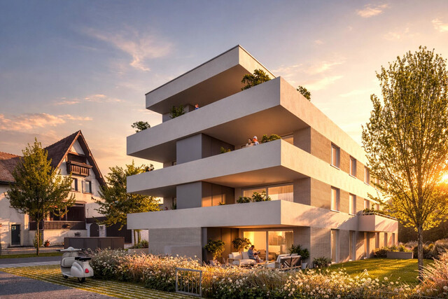 1A-Lage von Lustenau - Ruhige und Zentrale Terrassenwohnung - Top 9