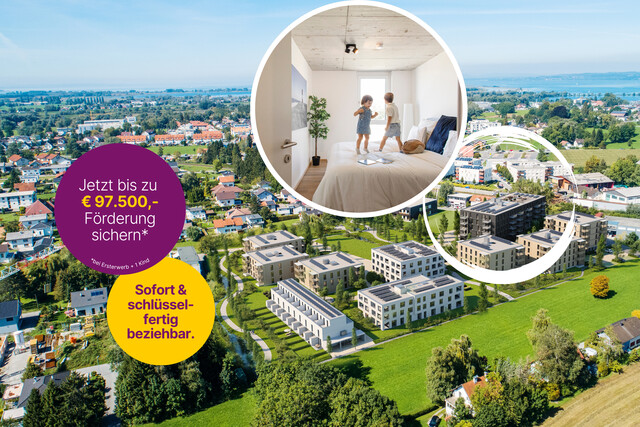 3-Zimmer-Wohnung (Neubau) in Hard – Platz für alles, was noch kommt. 💜