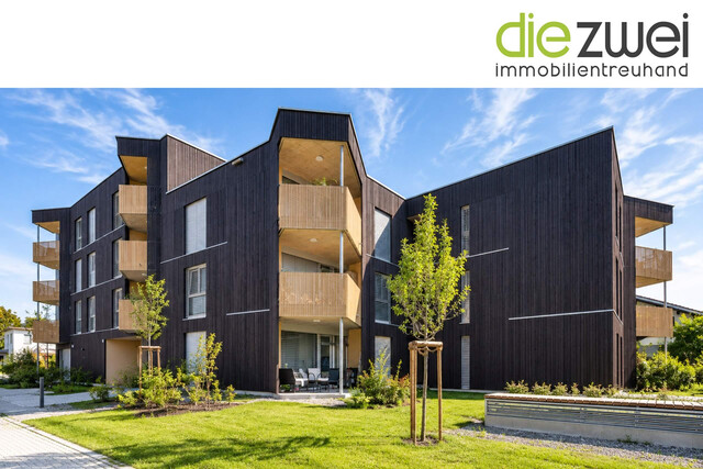 Architektonisch, naturnah & mit besonderen Extras 2-Zimmer-Topgeschosswohnung in Lustenau