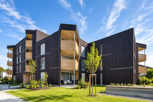 Architektonisch, naturnah & mit besonderen Extras 2-Zimmer-Topgeschosswohnung in Lustenau