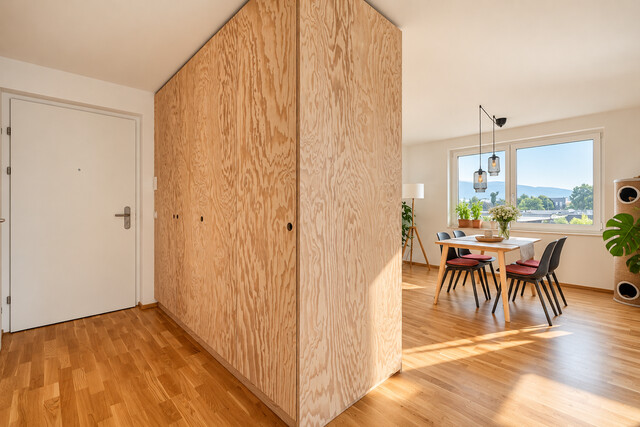 Architektonisch, naturnah & mit besonderen Extras 2-Zimmer-Topgeschosswohnung in Lustenau