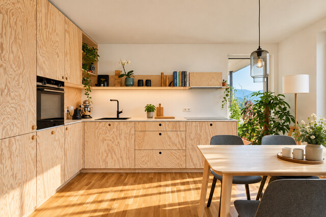 Architektonisch, naturnah & mit besonderen Extras 2-Zimmer-Topgeschosswohnung in Lustenau