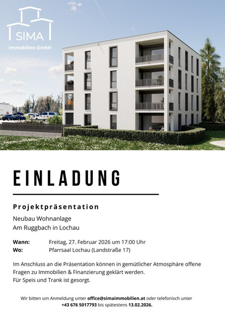 Neubau - Büro-/Praxisfläche in Lochau – Erstbezug mit Vorplatz und Stellplatz