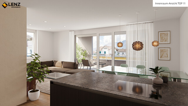 2-Zi-Terrassenwohnung TOP 10 in Rankweil-Brederis, Korngasse 5