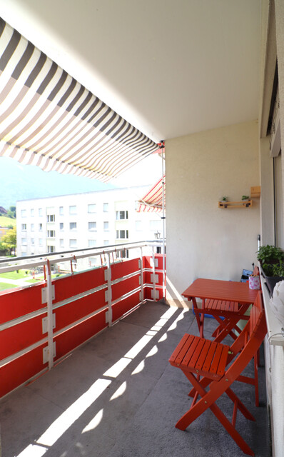 Tosters: 3 Zimmer Wohnung mit genialem Grundriss und Balkon