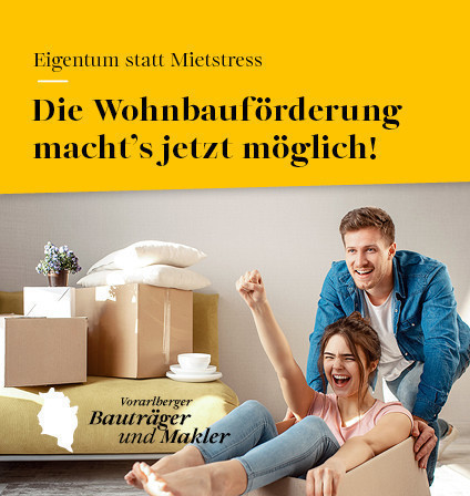 Top HA-06  |  Wunderbare 3-Zimmer-Eck-Terrassen-Wohnung Gisingen-Kapfstraße 56 - jetzt bezugsfertig - zu verkaufen!