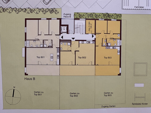 Schöne Gartenwohnung in Hard, freundliche Nachbarn