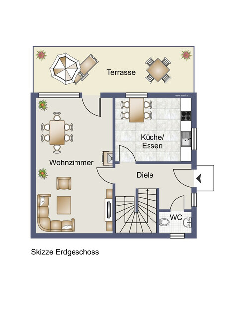 Gemütliche Doppelhaushälfte in Ruhelage