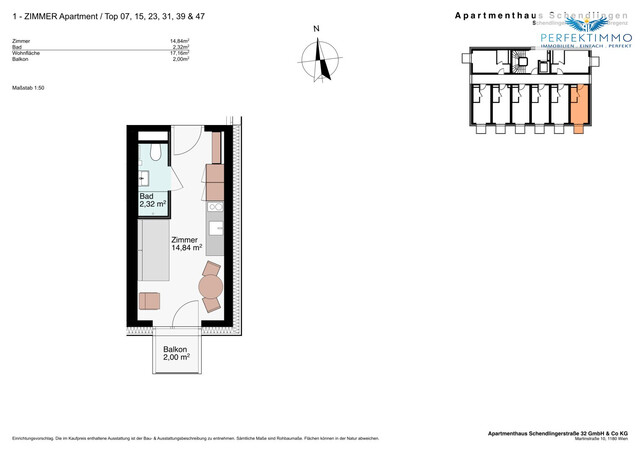 Neubauprojekt in Bestlage von Bregenz - Apartment Top 47 für Personal & Kurzzeitwohnen